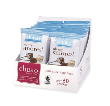 Chuao Chocolatier Oh My S'Mores Milk Chocolate Mini Bars | Gourmet Marshmallow Graham Cracker No Preservatives | For Gift Basket