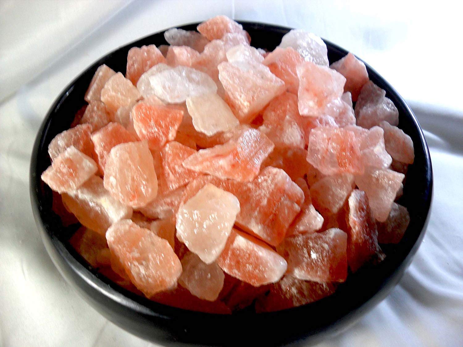 Black Tai Salt Co. Himalayan Salt Rocks, 5 lbs Edible, Natural Pink Crystals, 1-3 Size