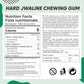 Jawliner Hard Jwaline Chewing Gum - Sugar Free Spearmint Tough Jaw Gum - Jaw Exerciser Strong Mewing Jawline Mistic Gum - 2x Harder than Regular Chewing Gum 330 Grams (120 Strips)