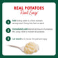 Idahoan Roasted Garlic Value Size Mashed Potatoes, Naturally Gluten-Free, 100% Real Idaho potatoes, No Artificial Flavors or Dye