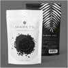 MARKYS Hawaiian Black Lava Sea Salt Medium Coarse - 16 Ounce - Black