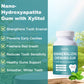 Remineralizing Gum with Nano-Hydroxyapatite Gum & Xylitol - Sugar-Free Mastic Mint - Enamel Protection, Fresh Breath & Oral Heal