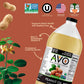 Avo Made For Great Cooking Organic Peanut Oil Half Gallon - Perfect For Cooking & Deep Frying - Ideal For Chefs, Moms, And Grill