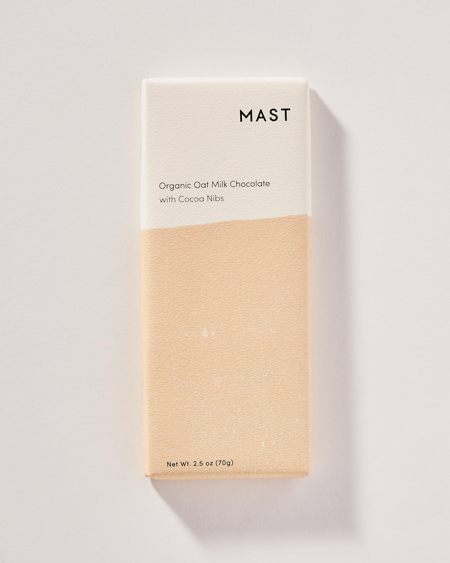 Mast Chocolate Bars | 6 pack | Organic, Kosher | Classic 2.5oz each (6 Bars, Organic Oat Milk Chocolate with Cocoa Nibs)