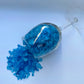 Sweetglob Old Fashioned Medium Rock Sugar Candy Gems, Lump Sugar Rock Crystals (1 Pound, Blue Raspberry)