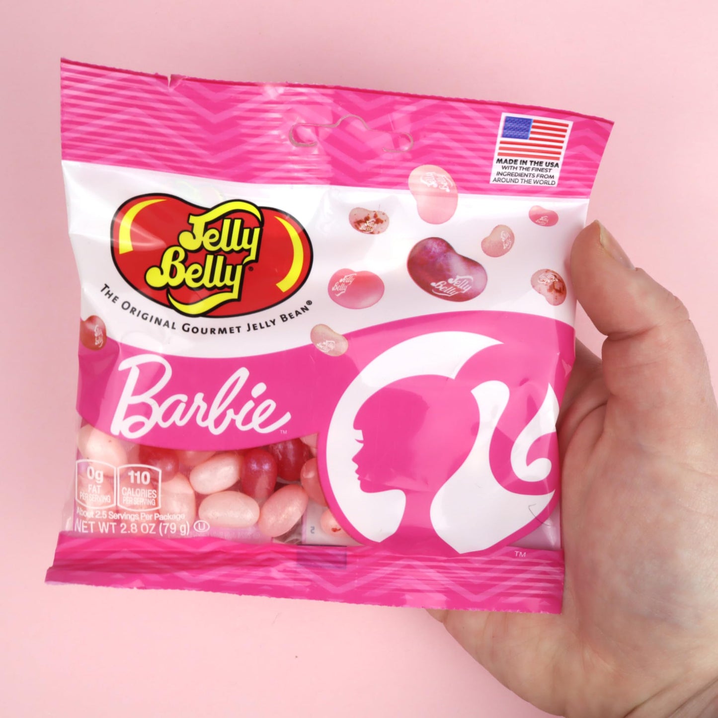 Sweetzo Barbie and Unicorn Jelly Beans Mix, Assorted Chewy Candies, Pack of 2, 2.8 and 3.5 Ounces, Easter Basket Stuffer