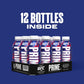 PRIME Hydration UFC  Sports Drinks  Electrolyte Enhanced for Replenishing Fluids  250mg BCAAs  B Vitamins  Antioxidants  Low Sugar  16.9 Fl Oz  12 Pack