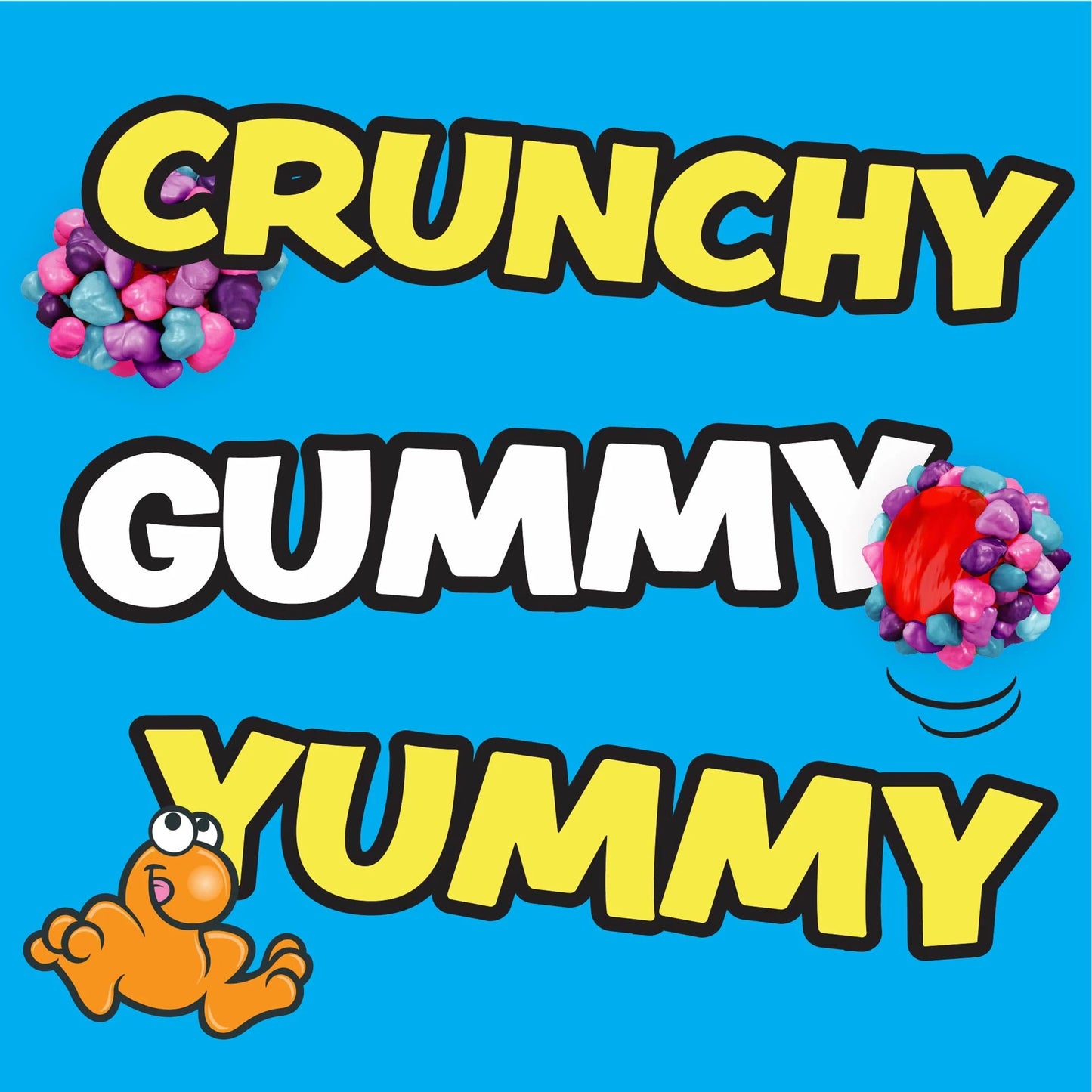 NERDS Gummy Clusters Candy, Very Berry, Crunchy and Gummy, 30 oz (60 Treat Size Packs)