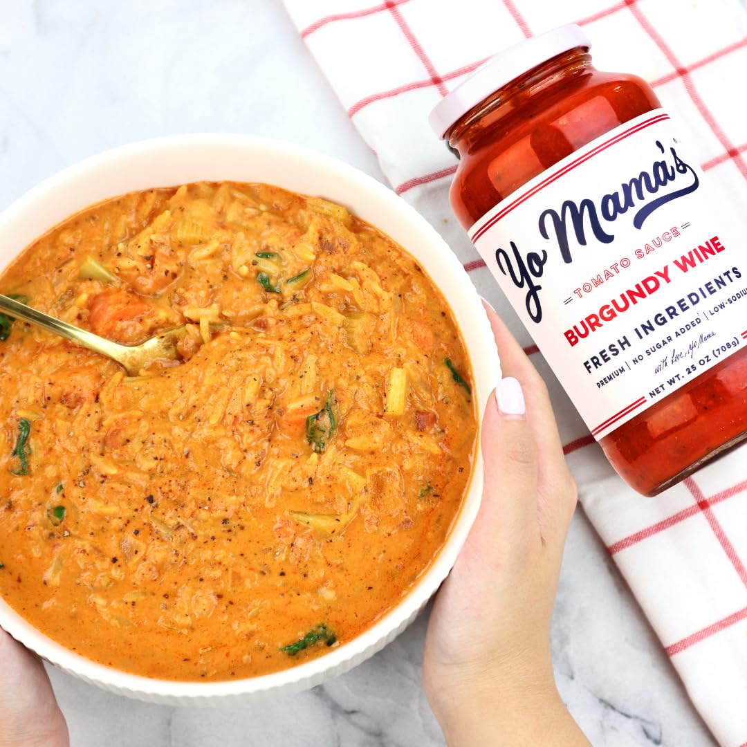 Yo Mamas Foods Keto Pasta Sauce, No Sugar Added, Low Carb, Gluten Free, 1.56 lb (Pack of 2)