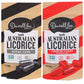Darrell Lea Soft Australian Made Licorice, Original Black Flavor AND Strawberry, 7 oz Bag | Non-GMO, No Palm Oil, No Artificial 