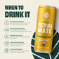 Mateina Yerba Mate Zero Sugar Energy Drink - 120mg Natural Caffeine - Organic  Non-GMO  Non-Carbonated - Dr. Andrew Huberman Recommended - 12 Pack (12oz Cans) (12 Pack  Mango Key Lime)