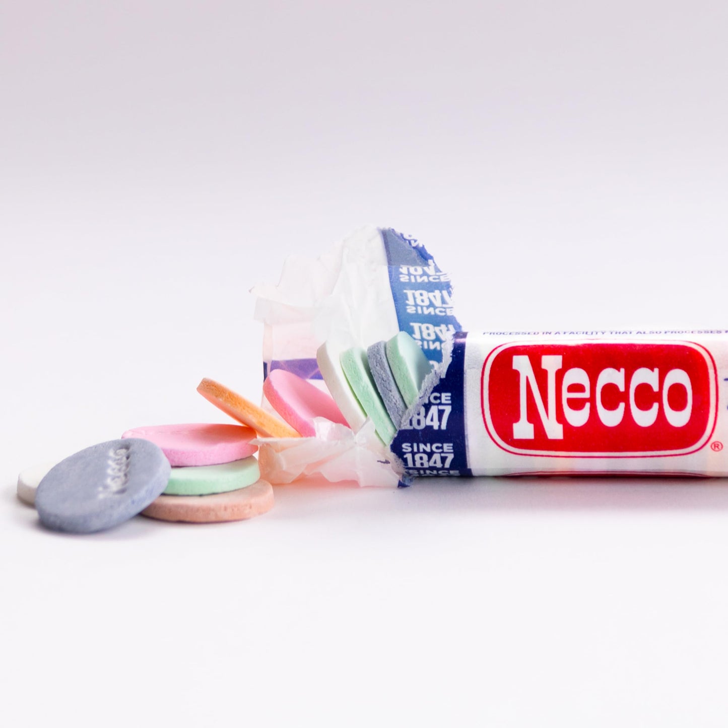 Necco Wafers Candy, 6 Pack (2 Ounce Rolls Each), The Original Candy Wafer