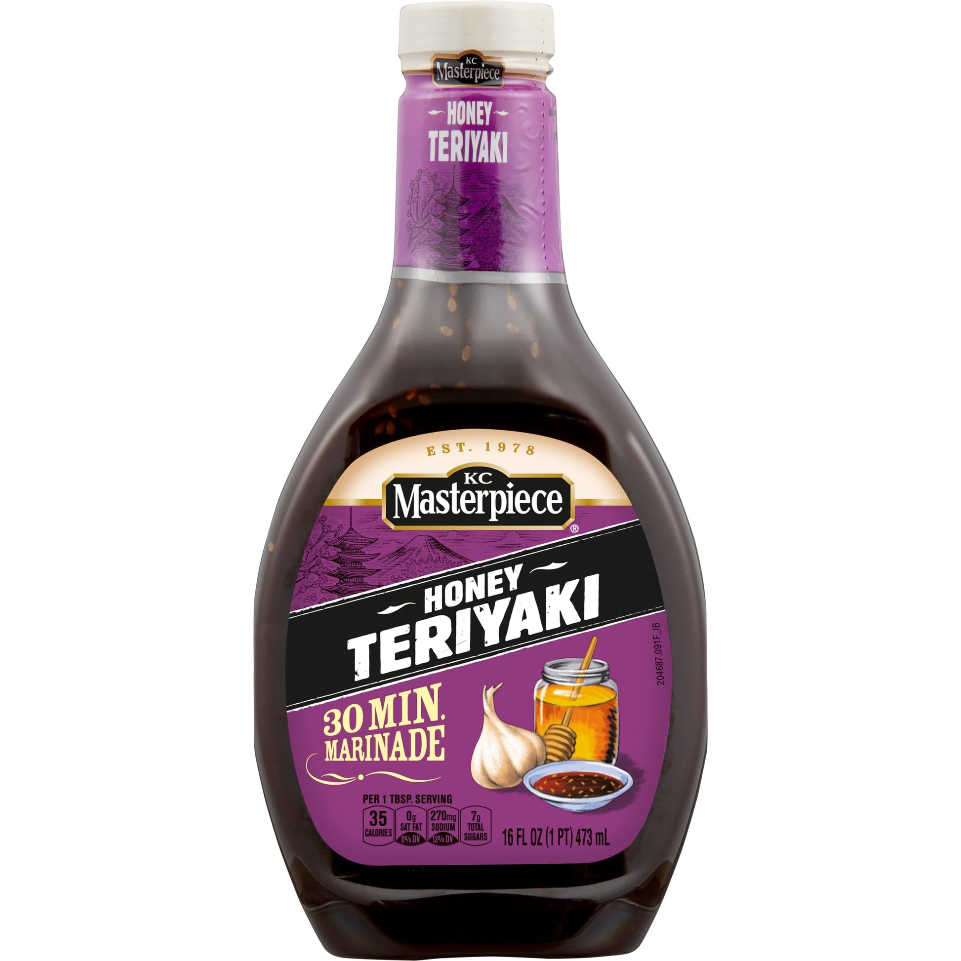 Kc Masterpiece Honey Teriyaki Marinade, 16 Ounces; (Package May Vary)