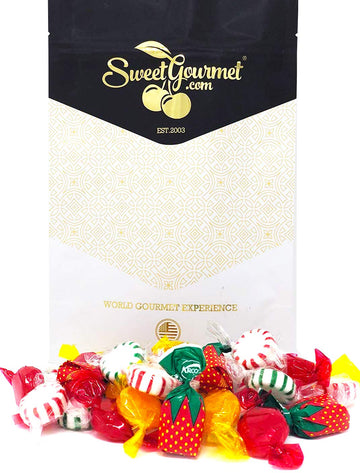 Sweetgourmet Hostess Mix | Arcor Filled Deluxe Mix Hard Candies Bulk | 1 Pound