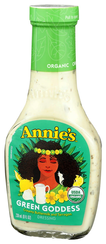 Annie'S Organic Green Goddess Salad Dressing, Non-Gmo, 8 Fl Oz