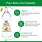De La Rosa Organic Distilled White Vinegar, Raw & Unfiltered, Kosher For Passover, Vegan & Gluten Free, Great For Salad Dressing