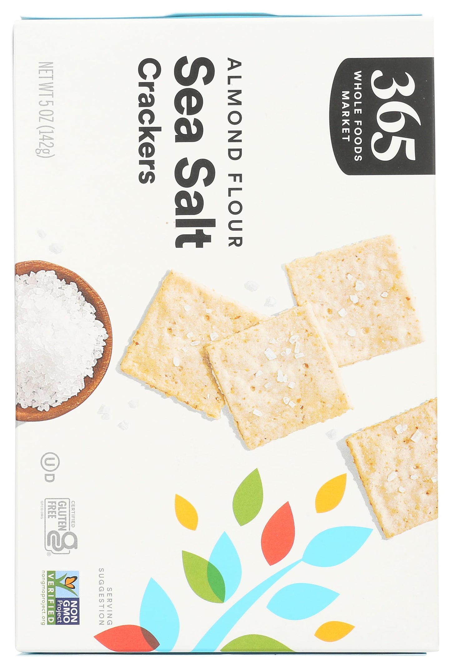 365 by Whole Foods Market, Almond Flour Sea Salt Crackers, 5 Ounce