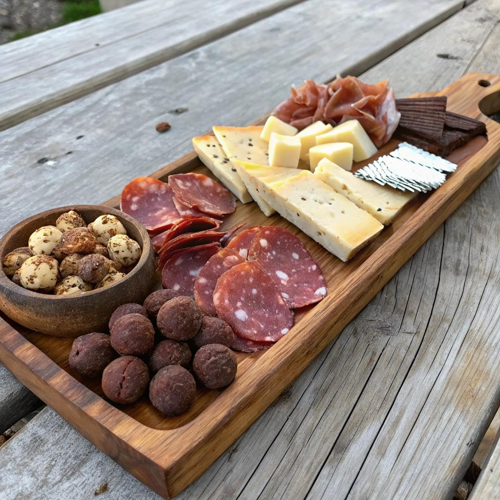 Hickory Farms Savory & Sweet Farmhouse Charcuterie Medium Gift Basket - Charcuterie Food | Fathers Day Gift Basket | Holiday Gift Basket  Gourmet Food Gift Basket  Perfect For Family  Birthday  Sympathy  Congratulations Gifts  Retirement  Thinking of You