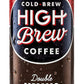 High Brew Coffee Double Espresso 8oz Pack of 24 - Plastic