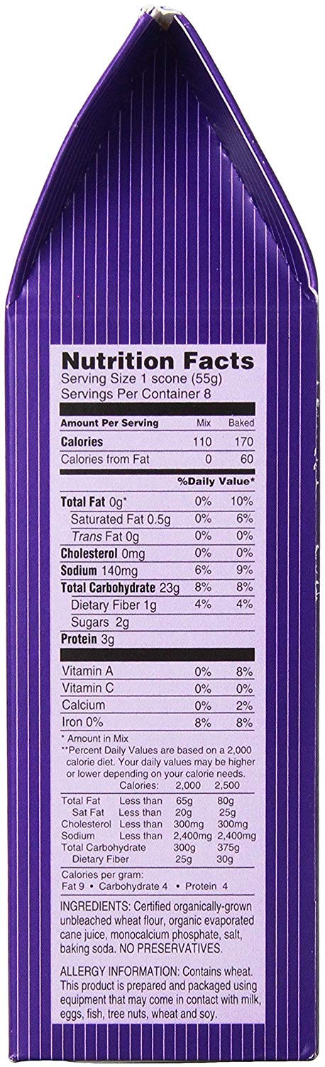 Garvey's Organic Traditional Scone Mix, 9 Ounce (Pack of 6)