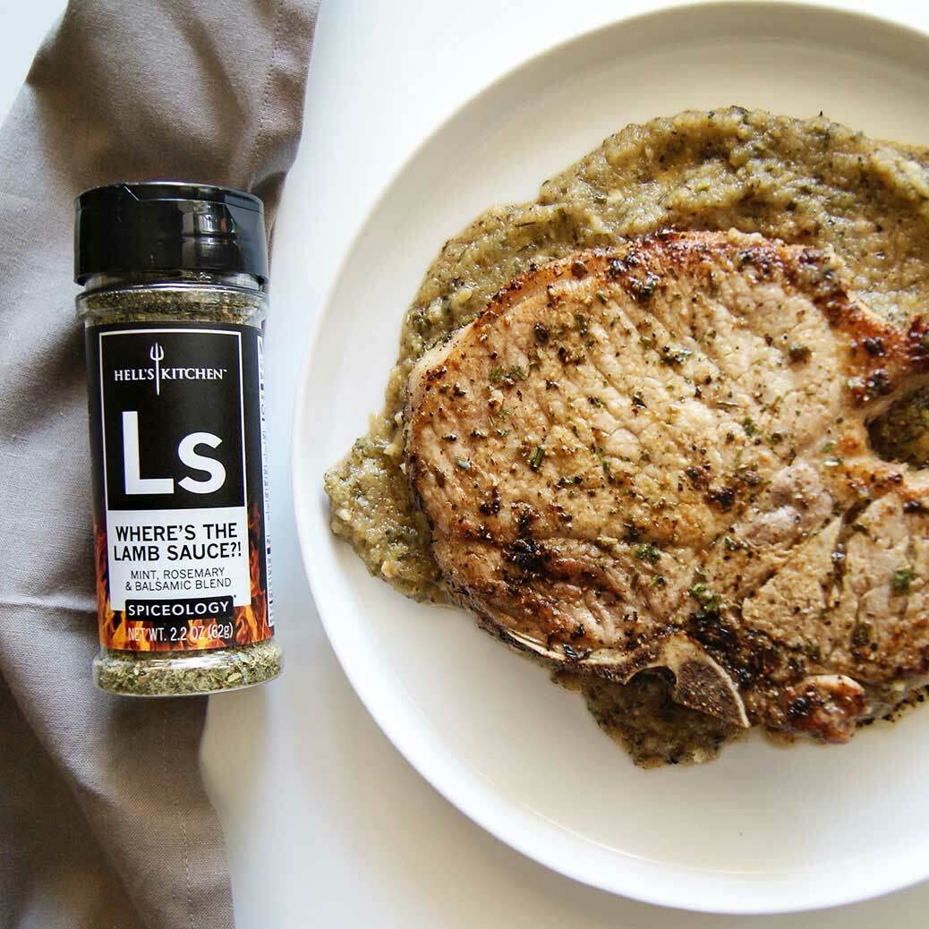 Spiceology & Hell's Kitchen - Where's The Lamb Sauce - Mint, Rosemary and Balsamic Spice Blend - All-Purpose Seasoning - 2.3 oz