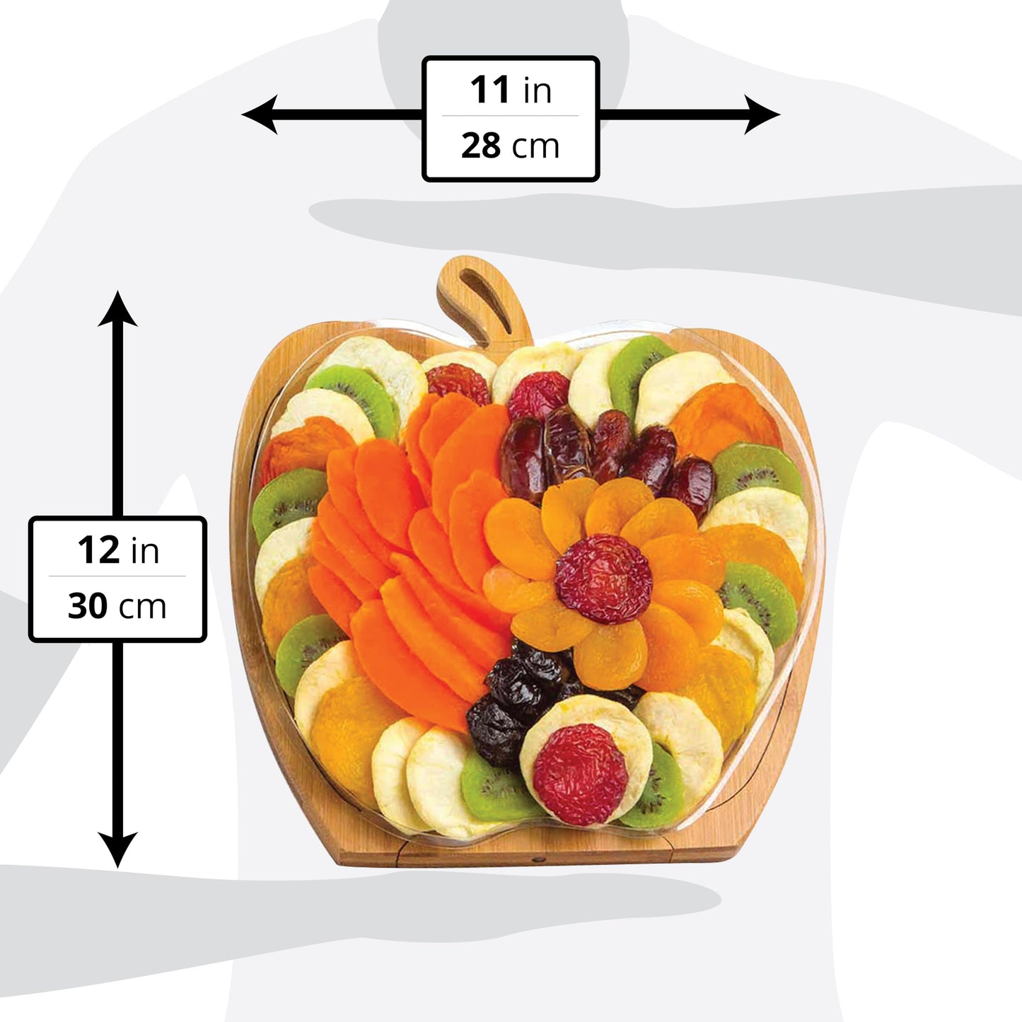 BONNIE AND POP Dried Fruit Gift Basket - Healthy Gourmet Snack Box - 1.6 lb Variety Snacks for Holidays, Birthdays, Sympathy, Corporate