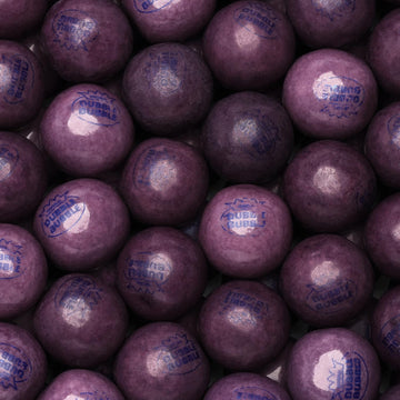Gumballs For Gumball Machine - 1 Inch Large Gumballs - Grape Flavored Bubble Gum Purple Gumballs - Kids Gum - Bulk Gum Balls 1.7