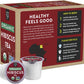 Organic Hibiscus Herbal Tea K-Cup Pods  24 Pods by FGO - Keurig Compatible - Naturally Caffeine-Free Tea  enhanced Green Tea is USDA Organic  Non-GMO  & Recyclable