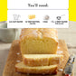 Krusteaz Meyer Lemon Pound Cake Mix 16.5 Ounce (Pack of 4)