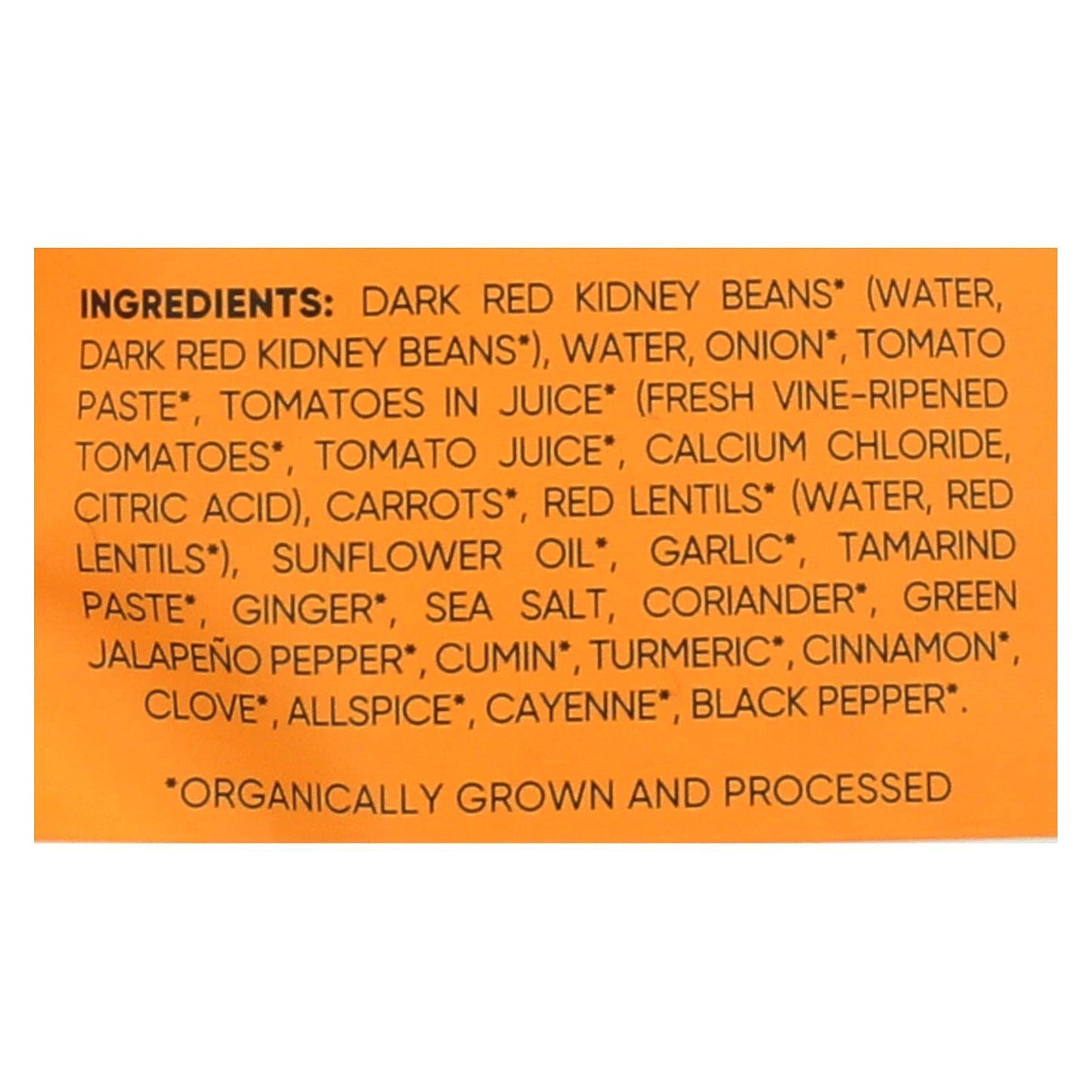 Maya Kaimal Foods - Organic Indian Everyday Dal - Kidney Bean 10Oz - Fully Cooked With Carrots And Tamarind - Vegan - Microwavab