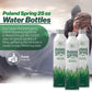 Poland Spring Brand 100% Natural Spring Water, 23 fl oz. 100% recyclable Aluminium Bottles by MIALO Trusted Trader (6 pack)