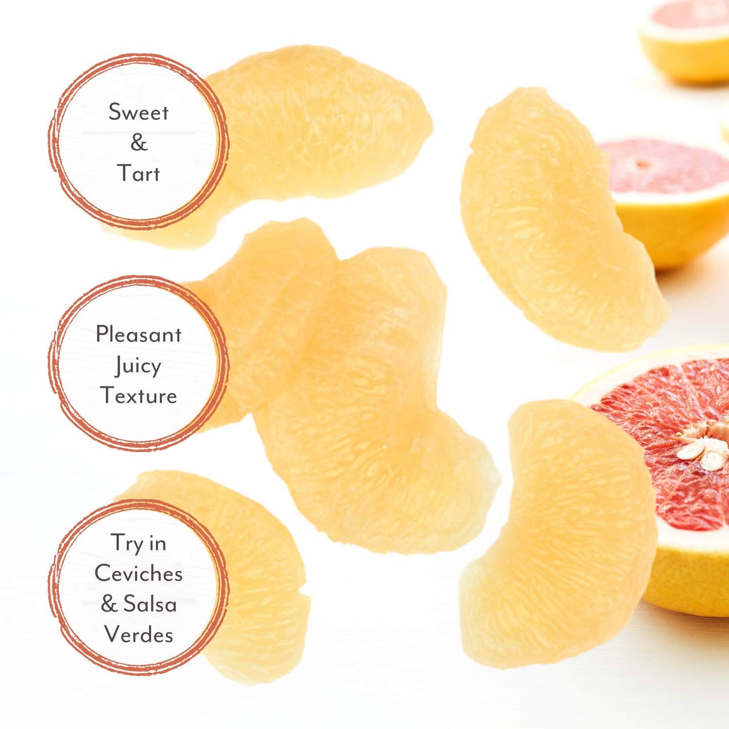 Roland Foods White G fruit Segments in Light Syrup, 43.3 Ounce Can, Pack of 4, Light Yellow