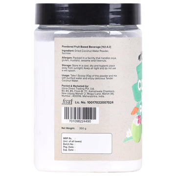 Urban Platter Tender Coconut Water Powder, 500G [Raw, Vegan, Refreshing & Re-Hydrating]