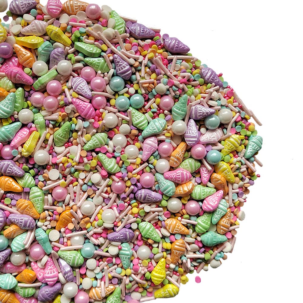 Eastron Edible Summer Sprinkles Ice Cream Sprinkles Candy Baking Cake Cupcake Toppers Cookie Dessert Decorations For Halloween C