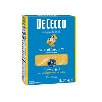 De Cecco Semolina Pasta  Acini Di Pepe No.78  1 Pound (Pack of 20)