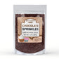 Chocolate Sprinkles, Made With Real Cocoa, Decorative Dessert Topping, Made In The Usa (1.5 Lb)