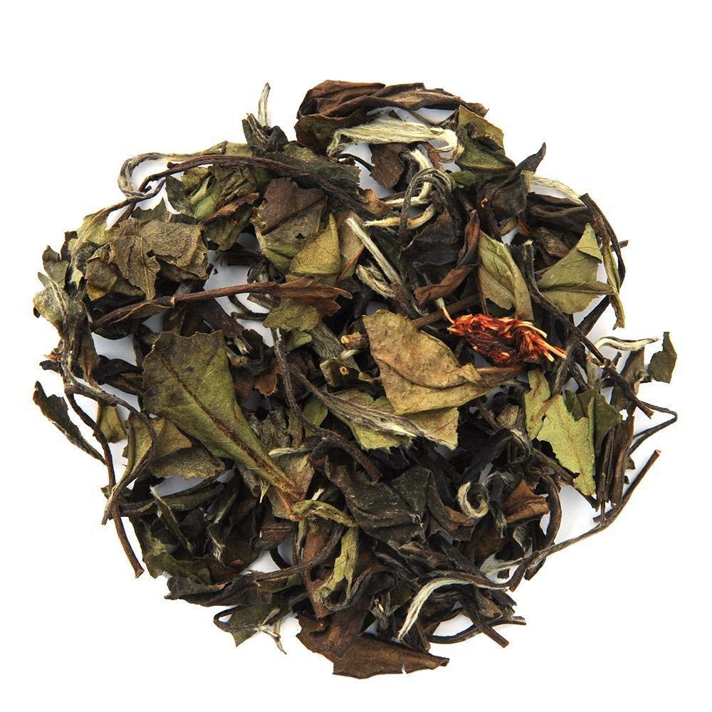 Organic Positively Tea Company White Champagne Raspberry Loose Leaf Tea, 4 Ounce
