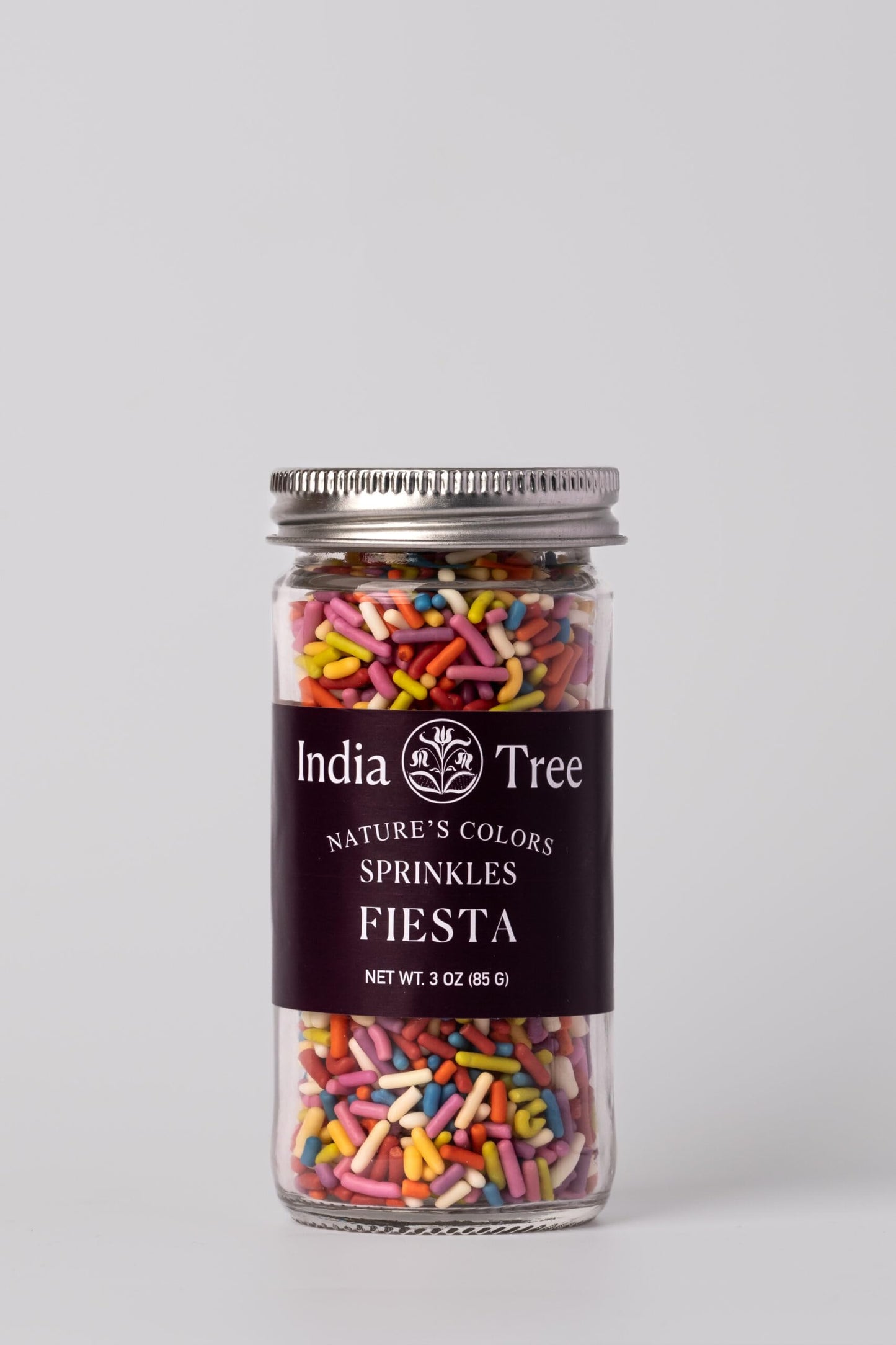 India Tree Nature'S Colors Fiesta Sprinkles 3 Oz | Natural Rainbow Sprinkles, Vegan, Non-Gmo, Top 9 Allergen-Free, Red-3 Free
