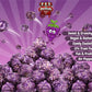 Gourmet Purple Grape Flavored Popcorn By Its Delish 5 Lbs Bulk Bag  Air Popped Pop Corn Snack - Fruity Purple Themed Candy Confe