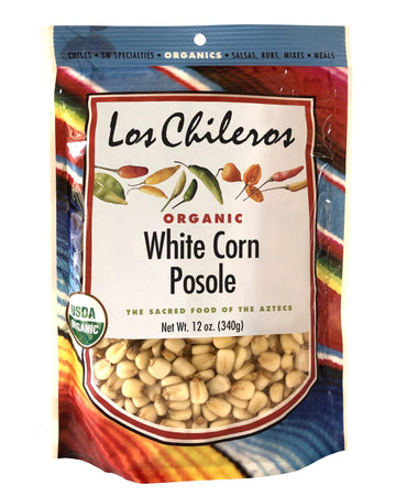 Los Chileros Posole, White Corn, 12 Ounce