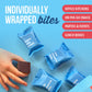 For Noshers Only Peanut Butter Bites - Vegan, Gluten Free, Kosher - 8 Individually Wrapped Snack Packs - Brown
