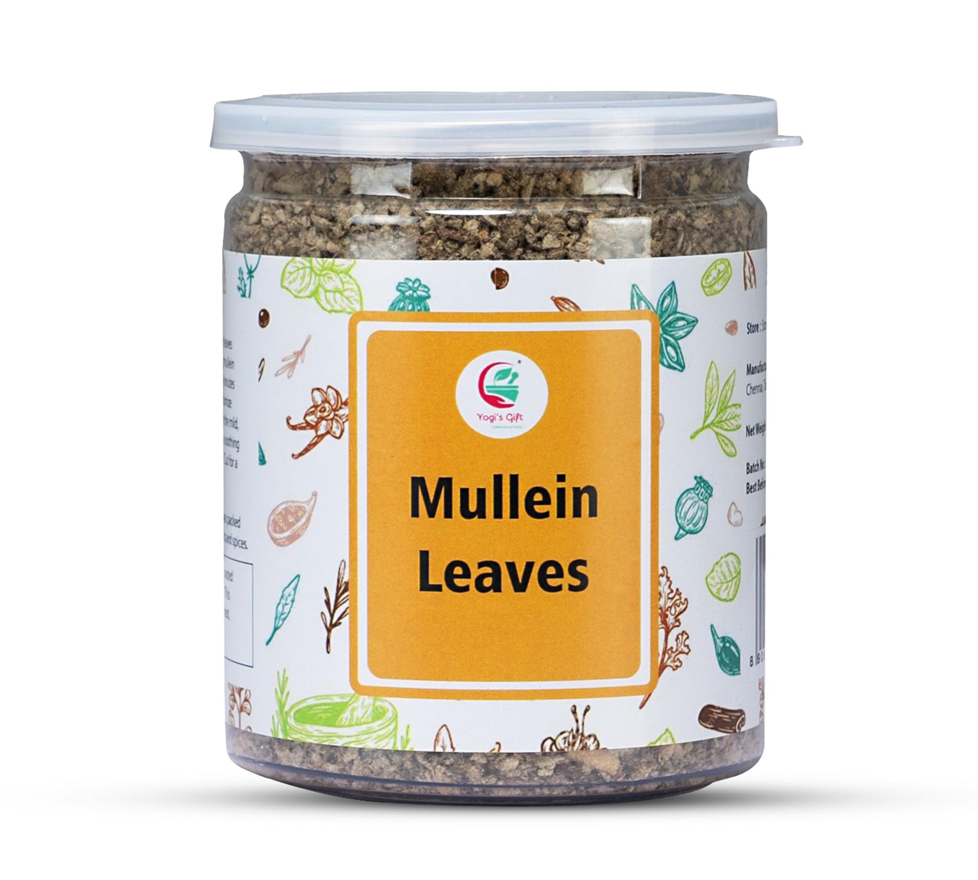 YOGI’S GIFT Mullein Leaf Cut and Sifted 100% Natural Caffeine Free 2 oz