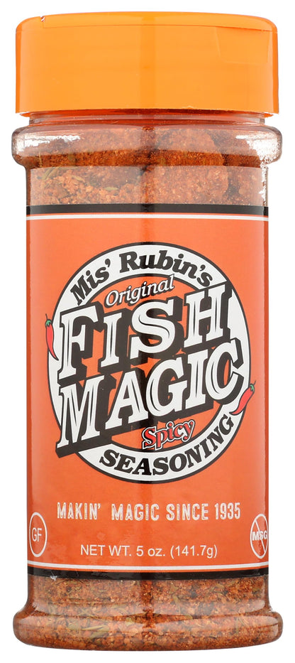 Magic Fish Seasoning, Cajun Seasoning, Savory, Spicy & Finger Licking Good - Catfish, Bass, Salmon, Shrimp Seasoning - Dry Rub F