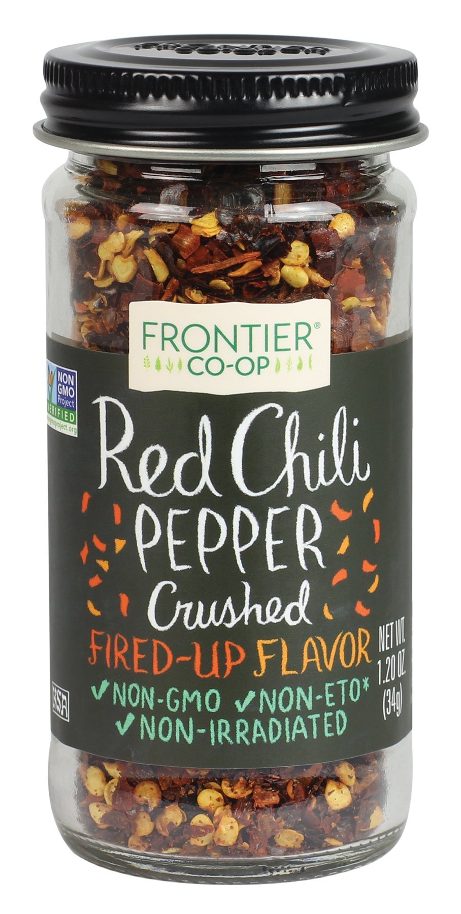 Frontier Co-Op Ground Red Cayenne Chili Pepper 15,000 Hu, 1.2 Ounce Bottle, Turn Up The Heat In Your Ethnic Recipes, Kosher