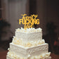 Twenty Five Gold Glitter Cake Toppers 25 Years Old 25Th Birthday Anniversary Party Decorations Supplies