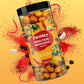 Farmley Makhana Healthy Puffs, Gluten Free Roasted Crisps, High Protein, Peri-Peri Flavor, 3.2 Oz (Pack of 1)