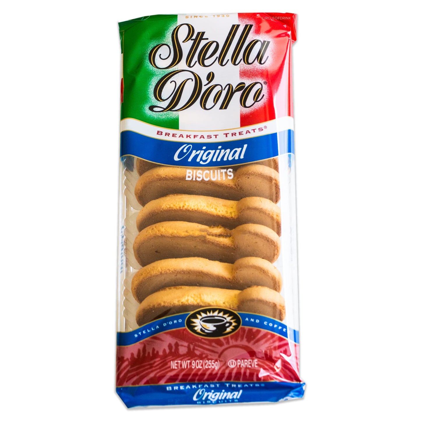 Circle of Drink Stella Doro Original Biscuits Variety Pack - 3x9oz & Almond Toast 6.6oz - Gourmet Italian
