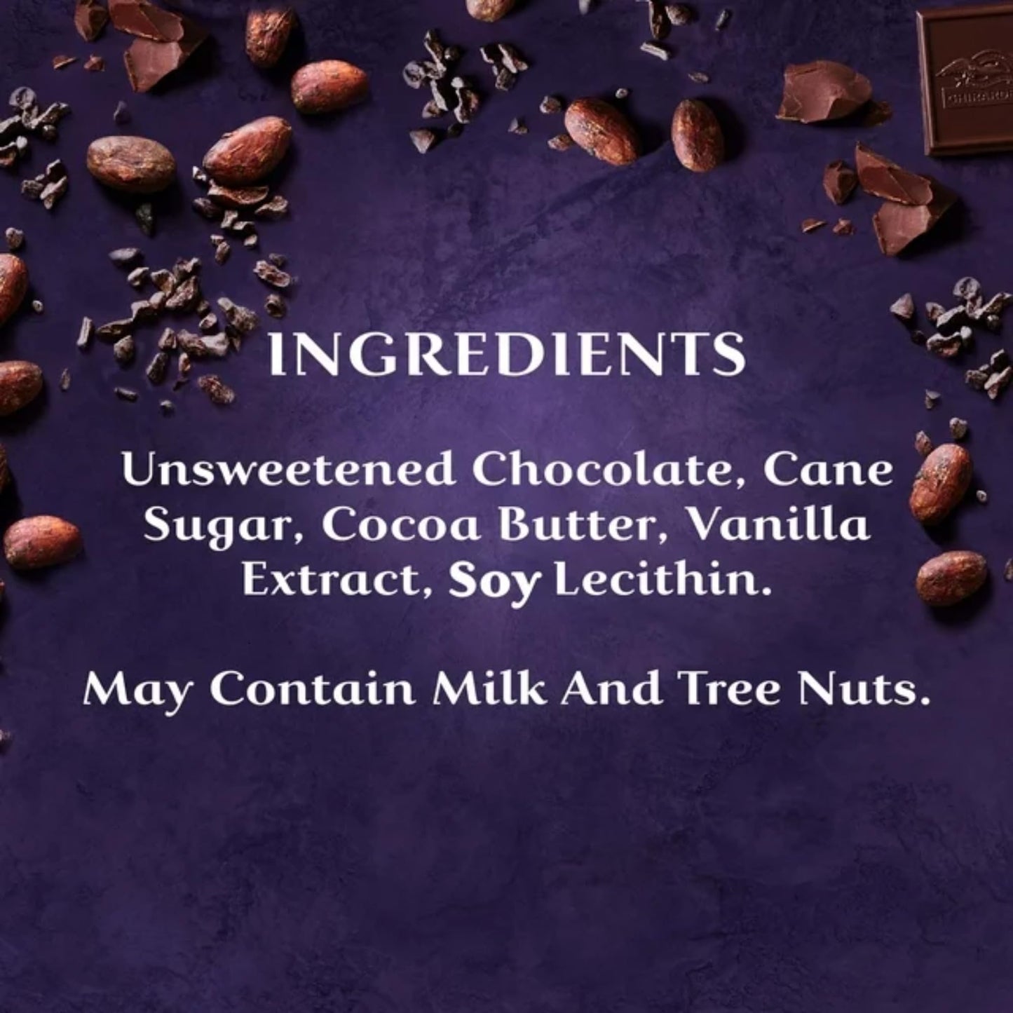 Intense Dark 72 Percent Cacao Dark Chocolate Squares (Pack Of 50)