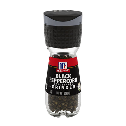 McCormick Black Peppercorn Grinder, 1 oz (Pack of 6)
