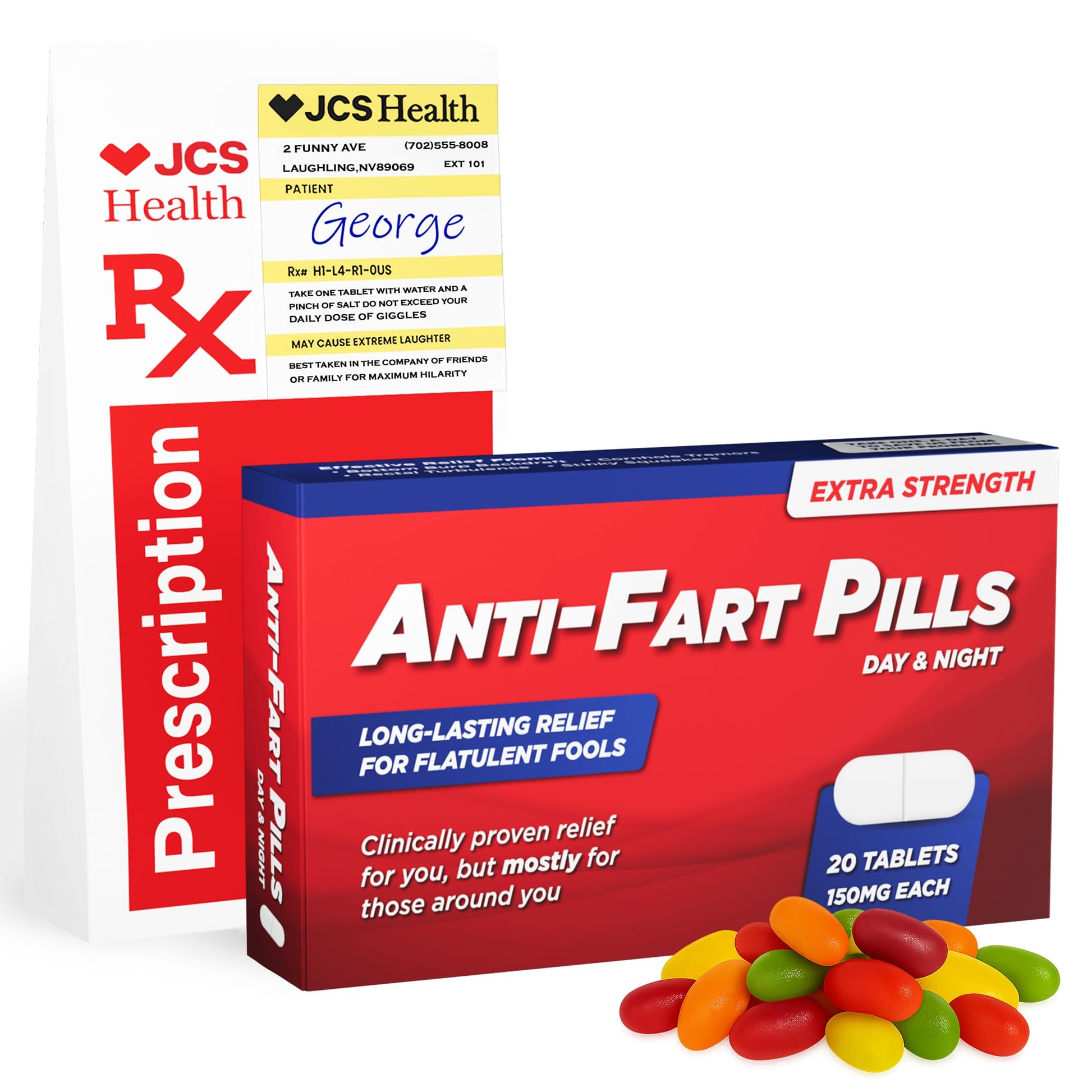 Fart Prank Box Birthday Candy - Funny White Elephant Gifts, Office Secret Santa - Funny Gifts For Male Friend, 65Th, 75Th, 80Th Birthday Gift For Men - Farting Gag For Brother, Dad, Father, Coworker